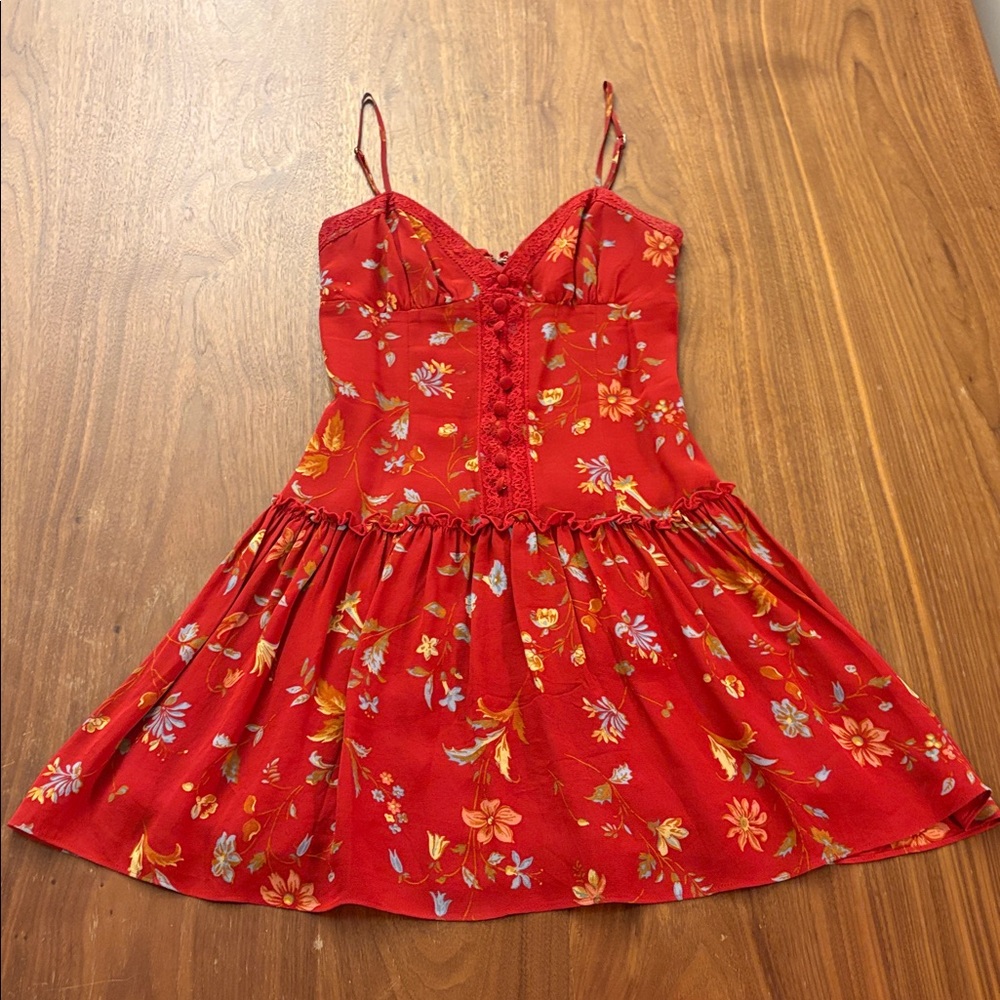 Reformation Citrus Dress In Borsa - Picture 4 of 5